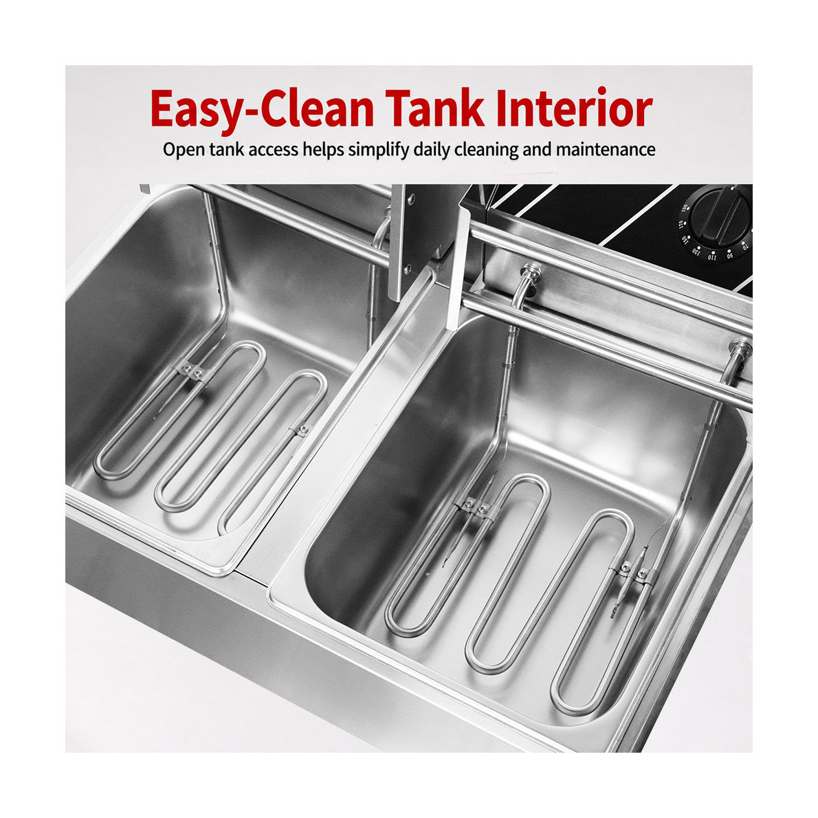 Benchstar Double Tank Electric Fryer - TEF-82KW