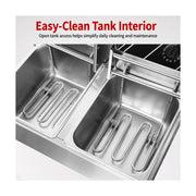 Benchstar Double Tank Electric Fryer - TEF-82KW
