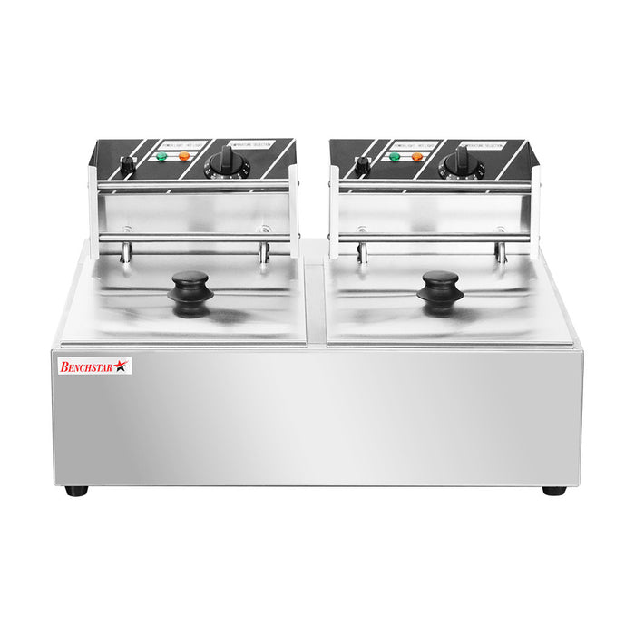 Benchstar Double Tank Electric Fryer - TEF-82KW