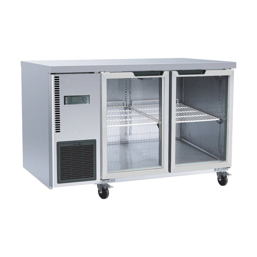 Thermaster 2 Glass Door Workbench Fridge 260L - TL1200TNG