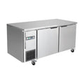Thermaster Stainless Steel Double Door Workbench Fridge - TL1500TN