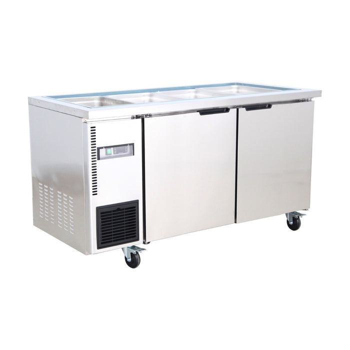 Thermaster 12 x 1/3 GN pan Ventilated Refrigerated Saladette - TL1500TN-12P