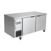 Thermaster Stainless Steel Double Door Workbench Fridge - TL1500TN