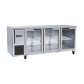 Thermaster Stainless Steel Triple Glass Door Workbench Fridge - TL1800TNG-3D