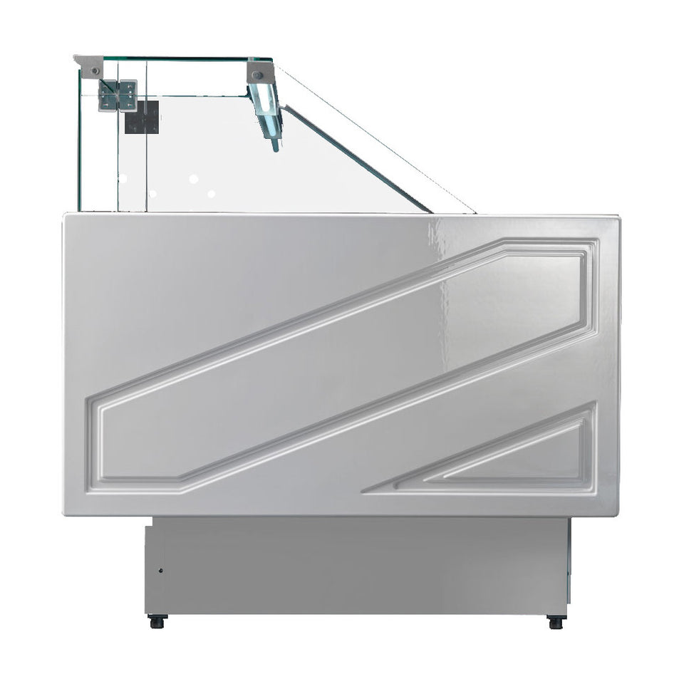 Tecnodom Series MR 2000mm Wide Deli Display with Storage and Castors
