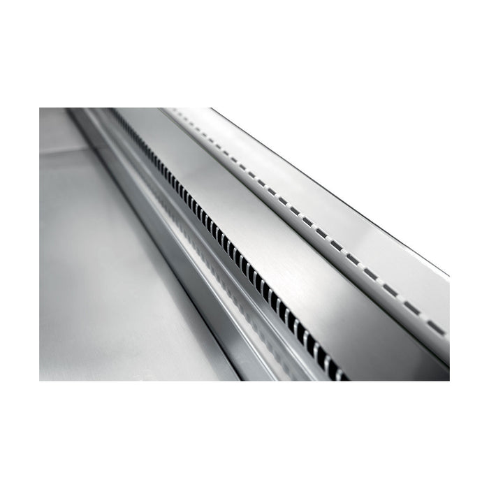 Tecnodom Series MR 2000mm Wide Deli Display with Storage and Castors
