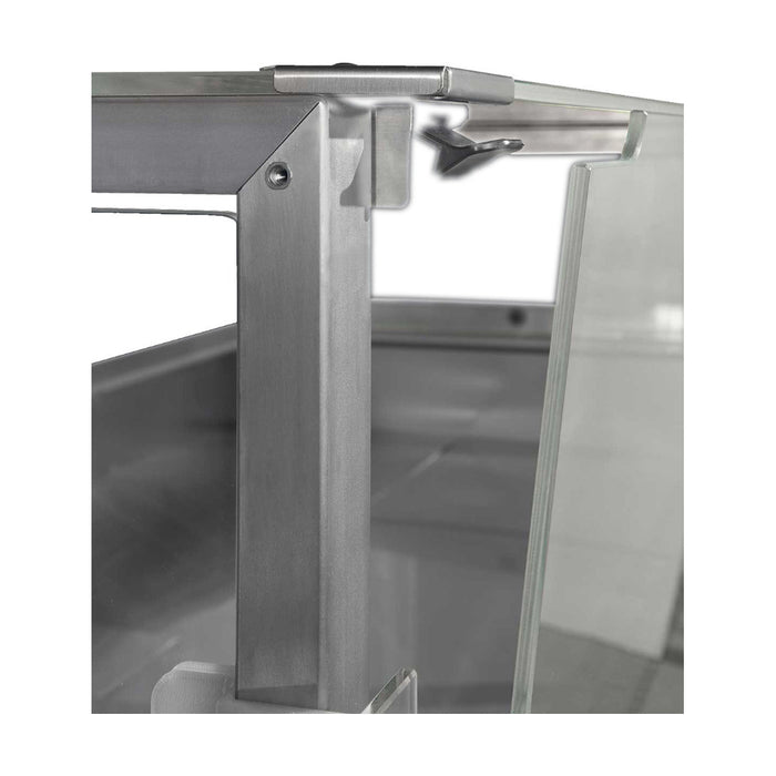 Tecnodom Series MR 2000mm Wide Deli Display with Storage and Castors