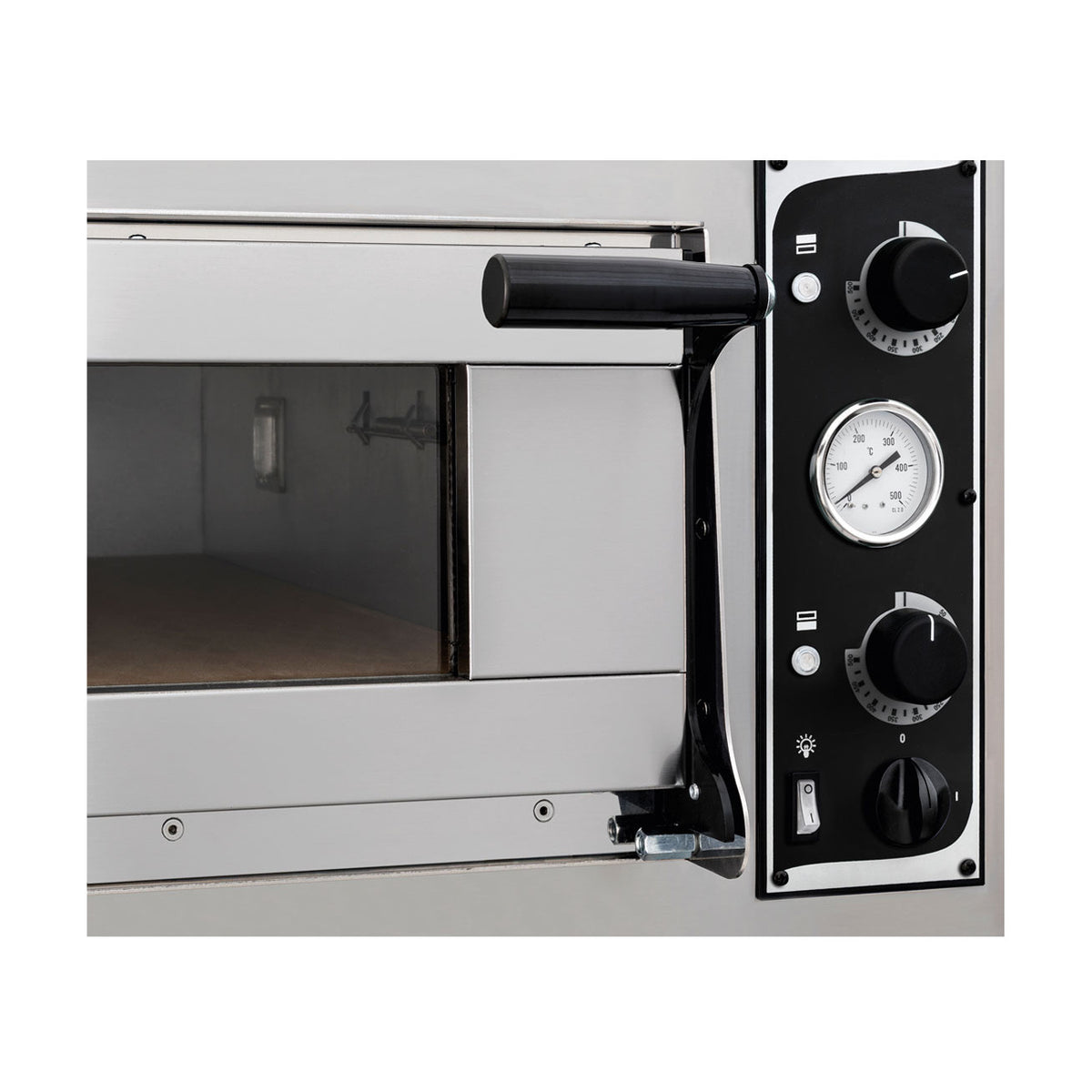 Baker Max Prismafood Pizza Oven Single Deck  6 x 35cm - TP-2-1-SD