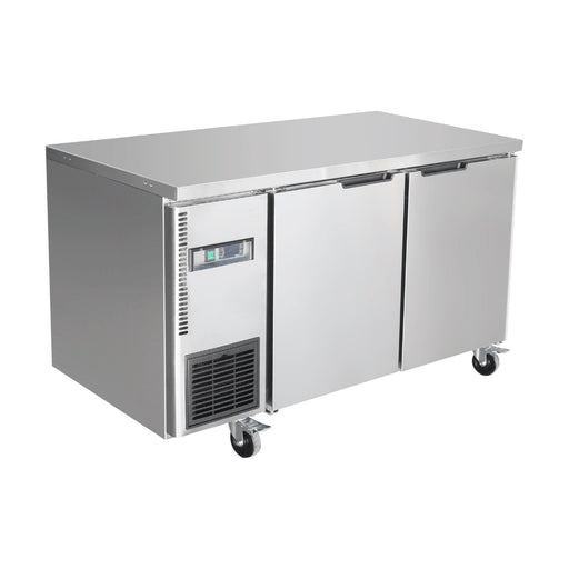 Thermaster Stainless Steel Double Door Workbench Fridge - TS1200TN