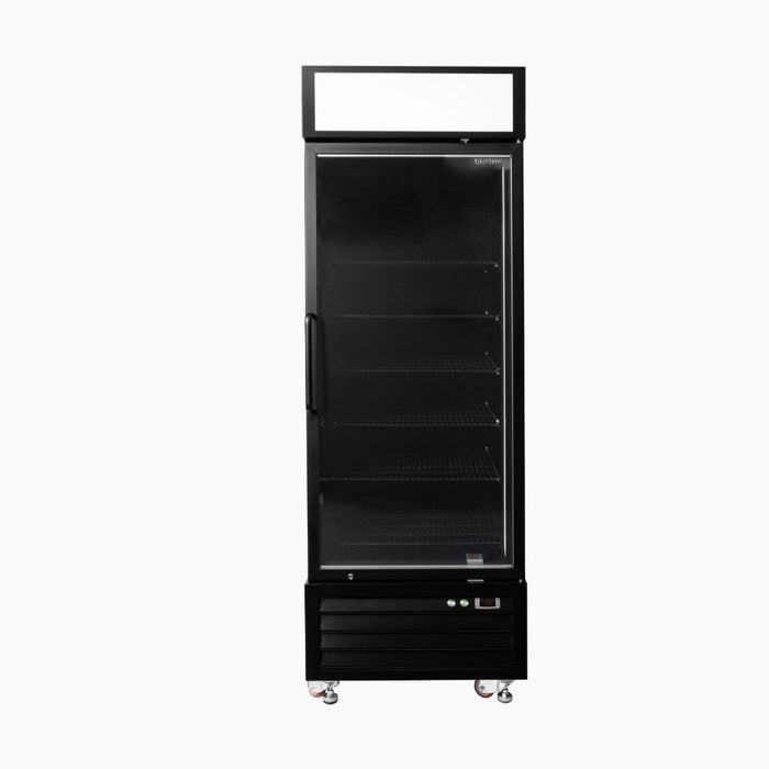 Bromic Upright Display Fridge 546L - 1 Door - Flat Glass - Lightbox - UC0550GDL-NR