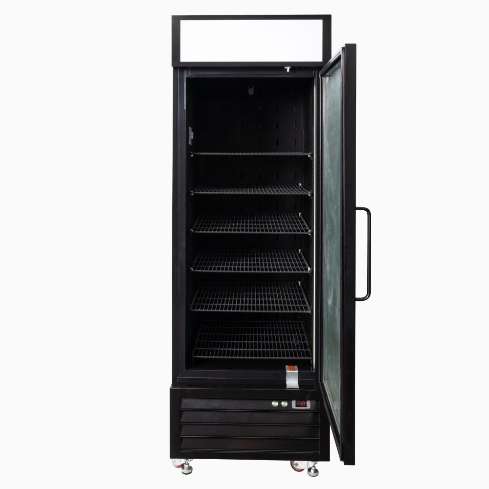 Bromic Upright Display Fridge 546L - 1 Door - Flat Glass - Lightbox - UC0550GDL-NR