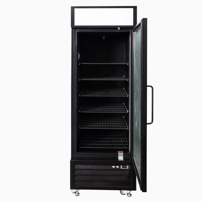 Bromic Upright Display Fridge 546L - 1 Door - Flat Glass - Lightbox - UC0550GDL-NR