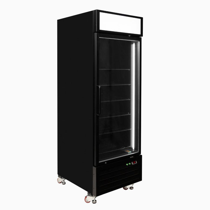 Bromic Upright Display Fridge 546L - 1 Door - Flat Glass - Lightbox - UC0550GDL-NR