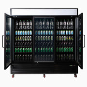 Bromic Upright Display Fridge 1980L - 3 Door - Flat Glass - Lightbox - UC1980GDL-NR