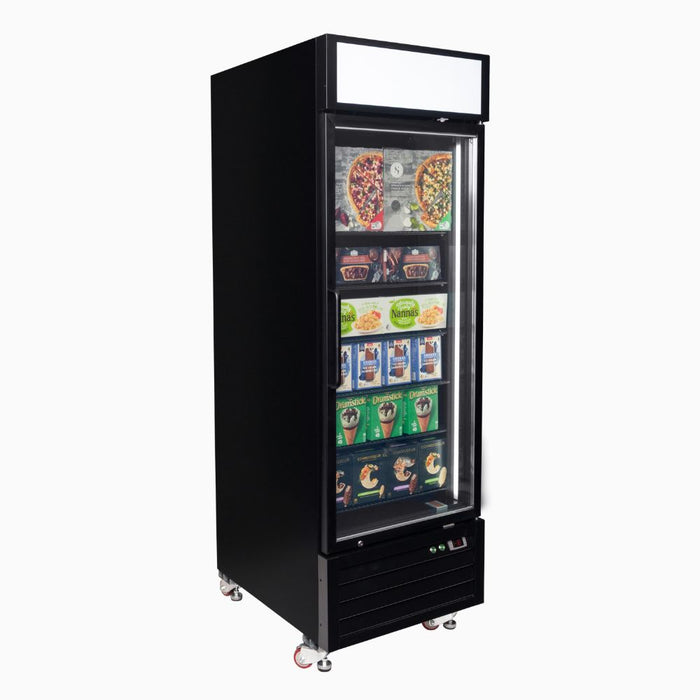 Bromic Upright Display Freezer 546L - 1 Door - Flat Glass - Lightbox - UF0550GDL-NR