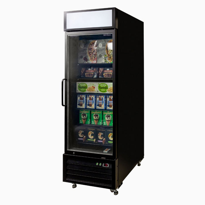 Bromic Upright Display Freezer 546L - 1 Door - Flat Glass - Lightbox - UF0550GDL-NR