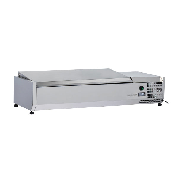 Anvil 1200 Stainless Steel Lid Refrigerated Ingredient Well - VRX1200S