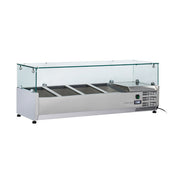 Anvil 1200 Glass Refrigerated Ingredient Well - VRX1200