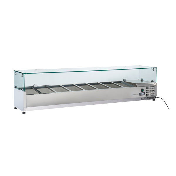 Anvil 1800 Glass Refrigerated Ingredient Well - VRX1800