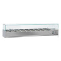 Anvil 2000 Glass Refrigerated Ingredient Well - VRX2000