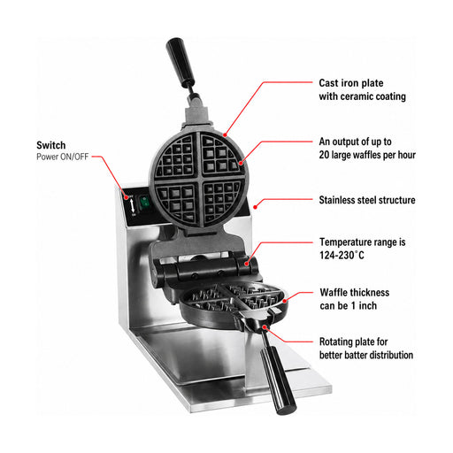 Benchstar Waffle Maker - WB-04A