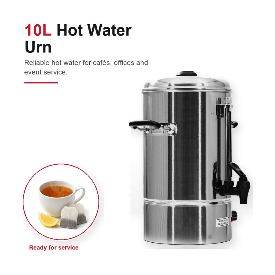 Benchstar 10L Hot Water Urn - 10 Amp - WB-10