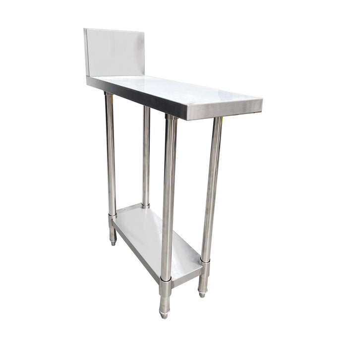 Gasmax Stainless Steel Kitchen Infill Bench with Splashback - WBB-0300R