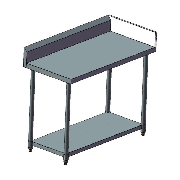 Modular Systems Splashback Extension for Premium 600 Series Bench - WBB6-SBL