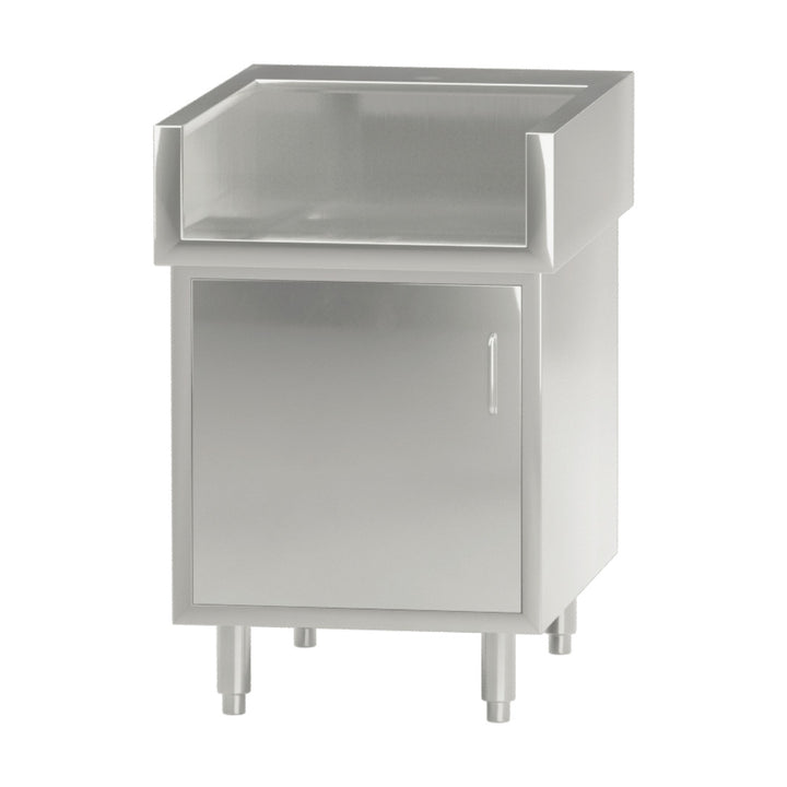 Modular Systems Single Door Stainless Steel Cabinet with Splash Guard - WCB8-0600