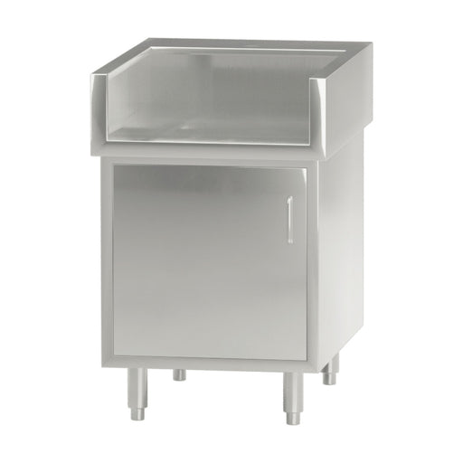 Modular Systems Single Door Stainless Steel Cabinet with Splash Guard - WCB8-0600
