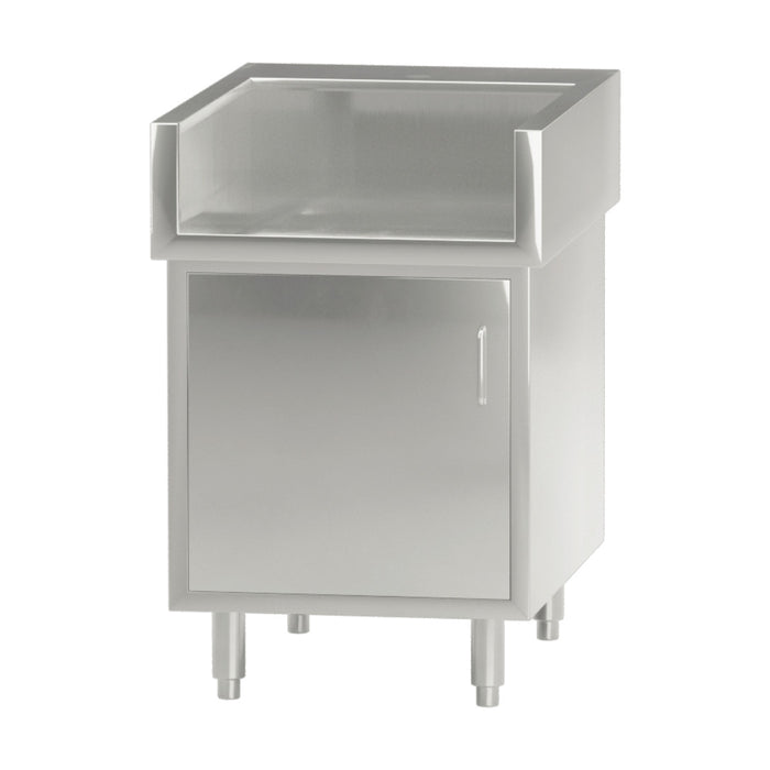 Modular Systems Single Door Stainless Steel Cabinet with Splash Guard - WCB8-0600
