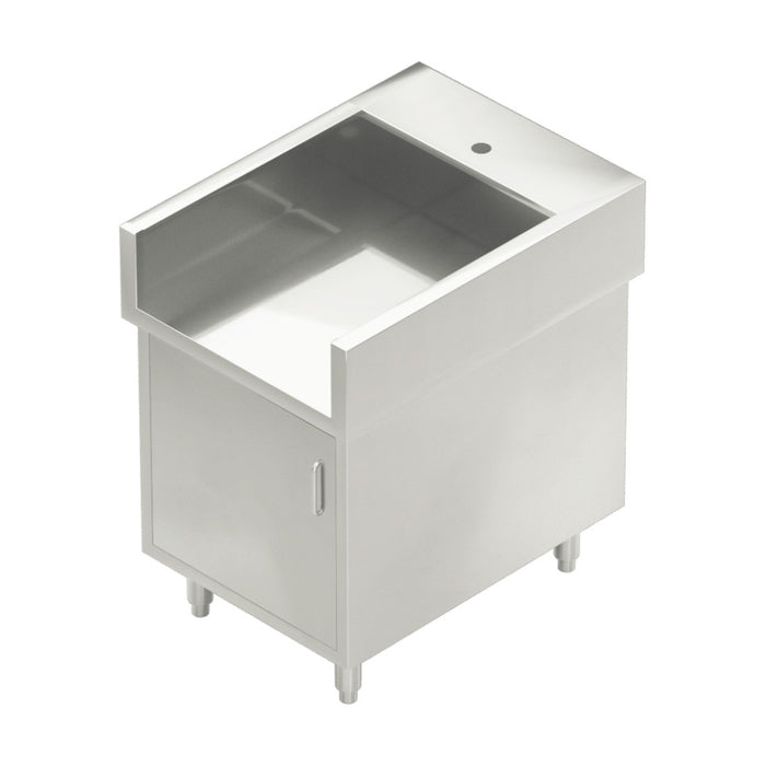 Modular Systems Single Door Stainless Steel Cabinet with Splash Guard - WCB8-0600