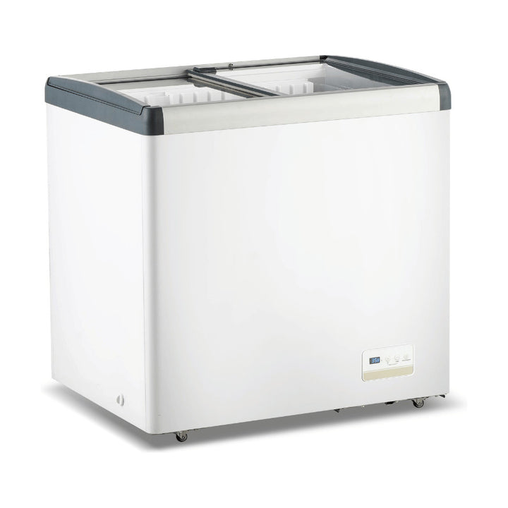 Thermaster Chest Freezer with Flat Glass Sliding Lids 256L - WD256G