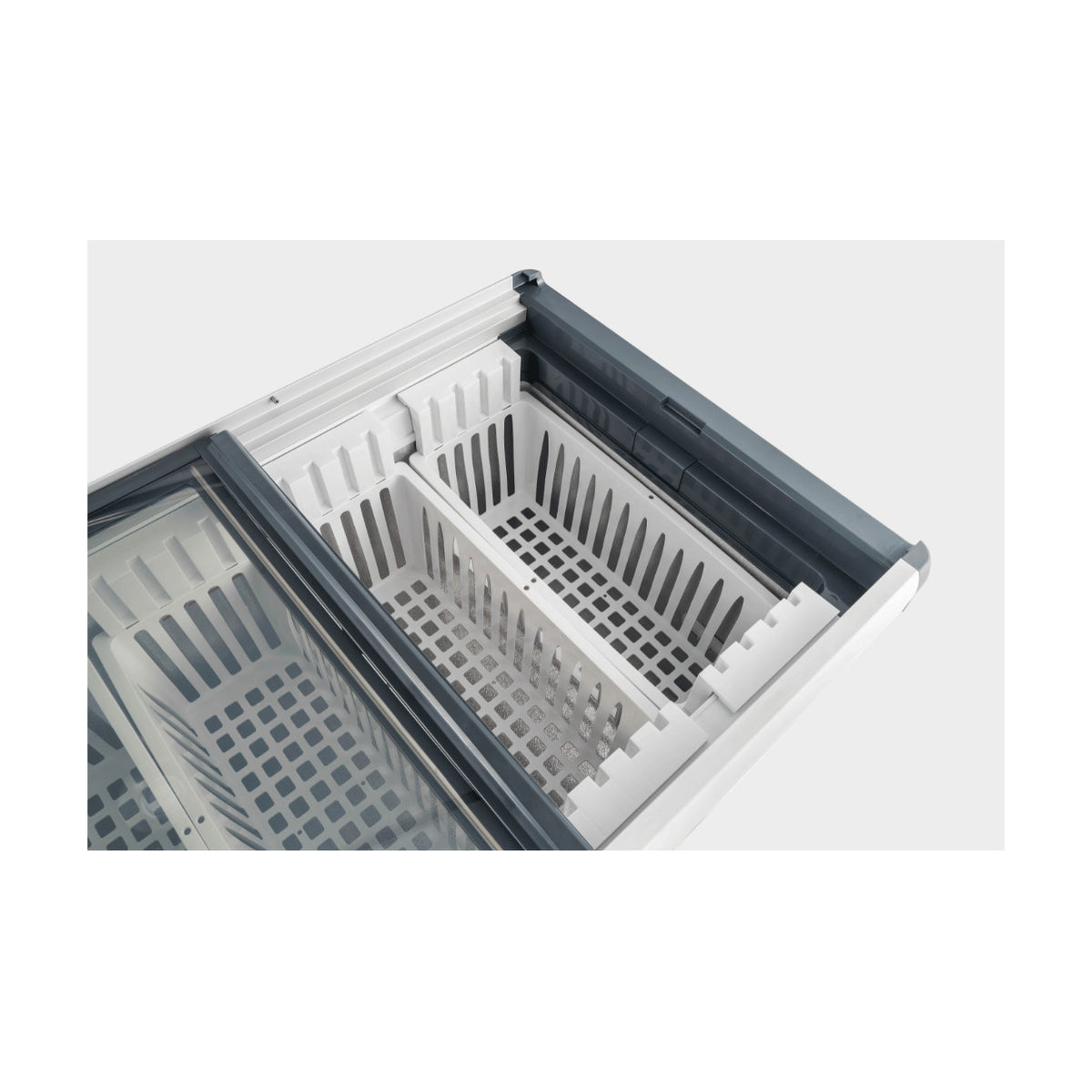 Thermaster Chest Freezer with Flat Glass Sliding Lids 256L - WD256G