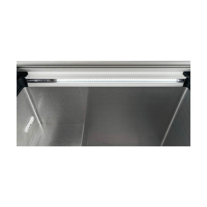 Thermaster Chest Freezer with Flat Glass Sliding Lids 256L - WD256G