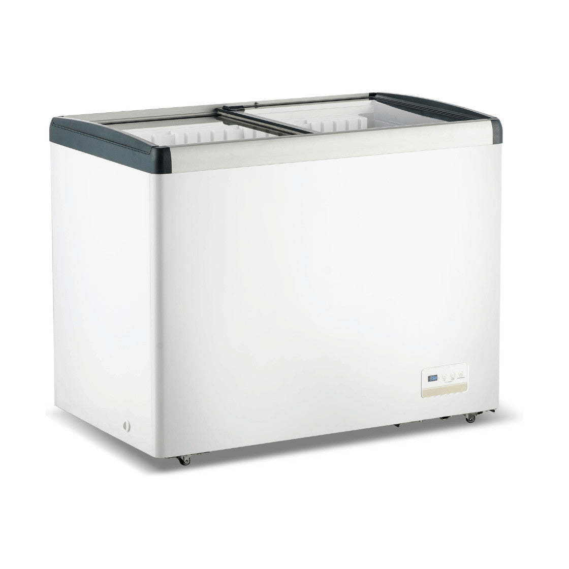 Thermaster Chest Freezer with Flat Glass Sliding Lids 336L - WD336G