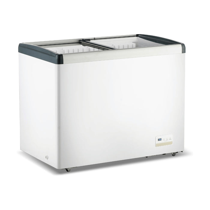 Thermaster Chest Freezer with Flat Glass Sliding Lids 336L - WD336G