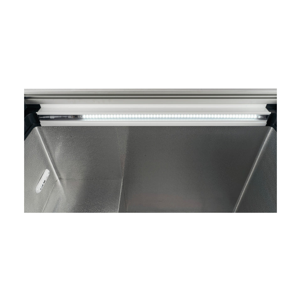 Thermaster Chest Freezer with Flat Glass Sliding Lids 336L - WD336G