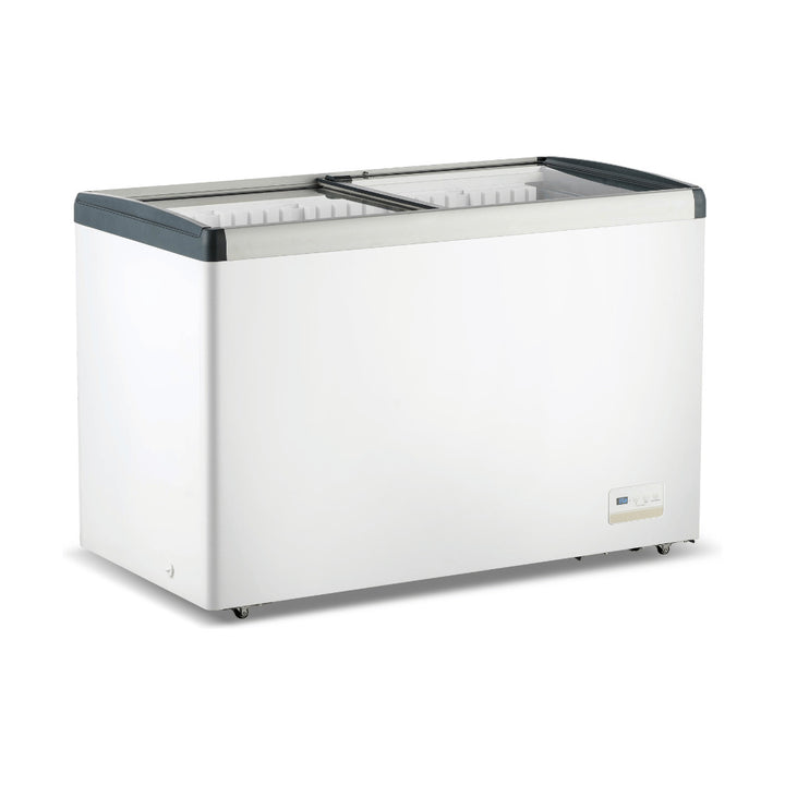 Thermaster Chest Freezer with Flat Glass Sliding Lids 396L - WD396G