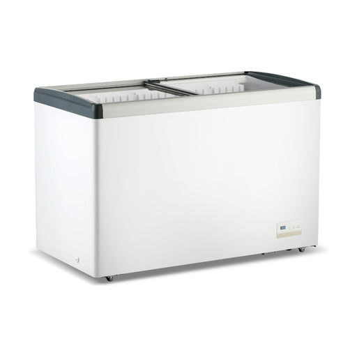 Thermaster Chest Freezer with Flat Glass Sliding Lids 396L - WD396G