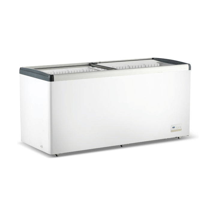 Thermaster Chest Freezer with Flat Glass Sliding Lids 586L - WD586G