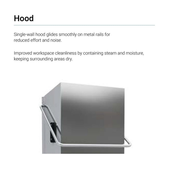 Fagor iNova Heated Recovery Pass-Through Dishwasher - WHC-502TRCBD