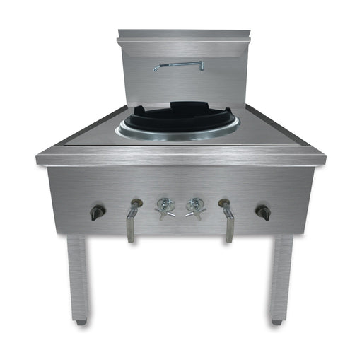 Gasmax Waterless LPG Single Wok Chimney Burner - WW-1LC