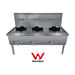 Gasmax Stainless Steel Waterless LPG Triple Wok Chimney Burner - WW-3LC