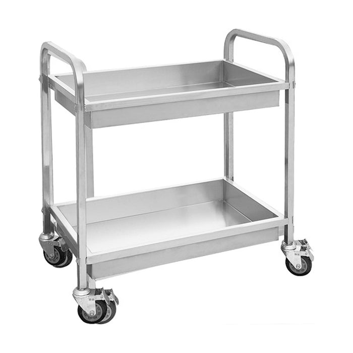 Modular Systems Stainless Steel Trolley with 2 shelves - YC-102D