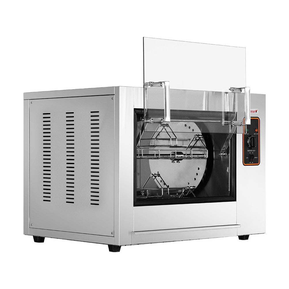 Benchstar Compact Heavy Duty Basket Rotisserie Fits 8-12 Birds - YXD-266E