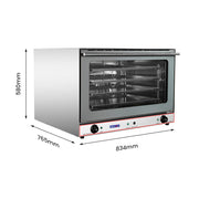 ConvectMax Heavy Duty Stainless Steel Convection Oven w/ Press Button Steam - YXD-8AE