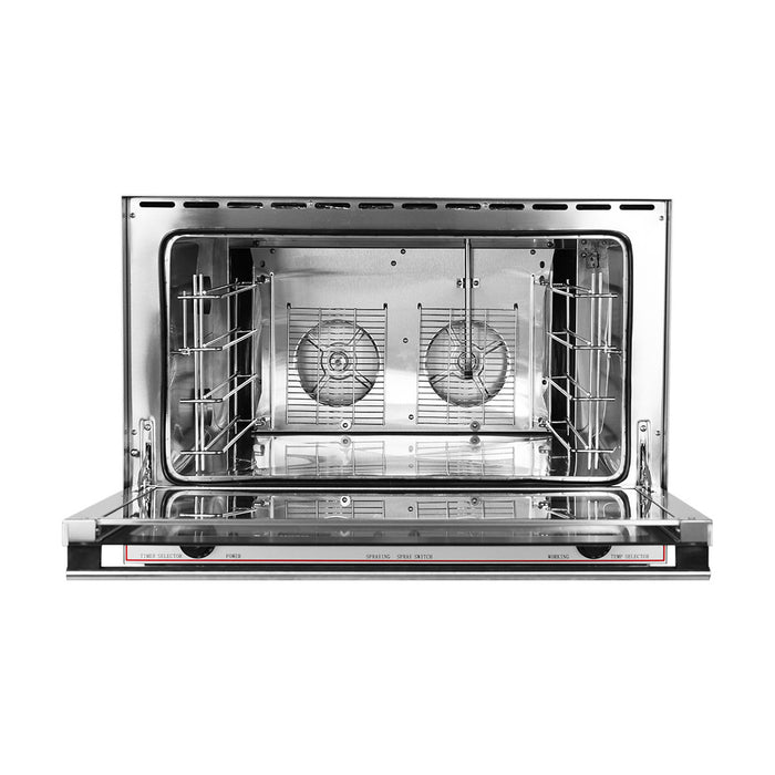 ConvectMax Heavy Duty Stainless Steel Convection Oven w/ Press Button Steam - YXD-8AE
