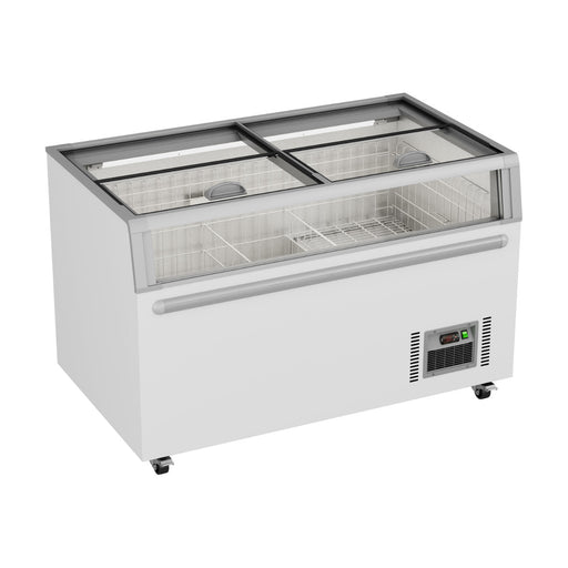 Thermaster Supermarket Island Freezer with Glass Sliding Lids 575L - ZCD-L145G