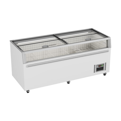 Thermaster Supermarket Island Freezer with Glass Sliding Lids 900L - ZCD-L210G